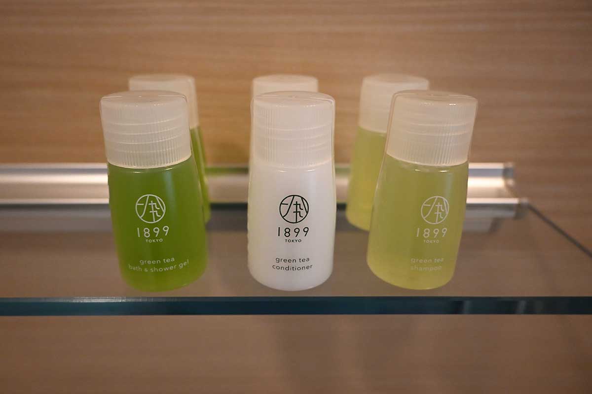お茶の香りのアメニティ