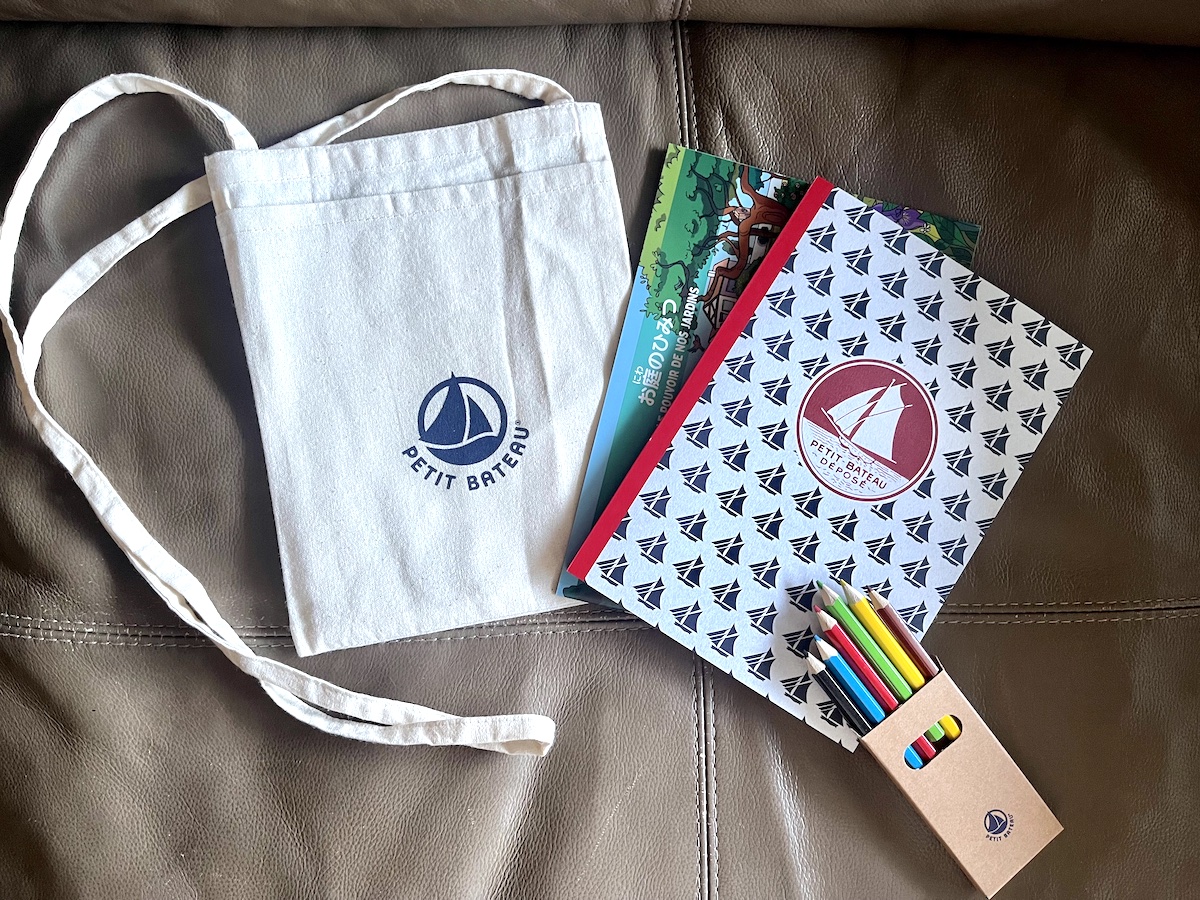 参加者には“プチバトー”らしい環境に配慮したお土産も