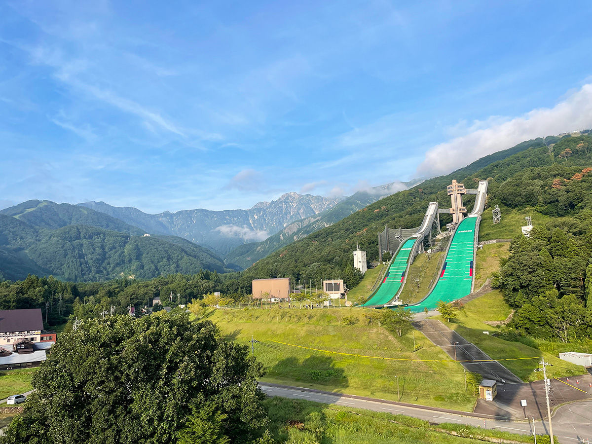 熱気球からの景色