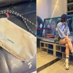 バッグの写真と着用写真を並べた画像