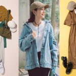 ベージュキャップを使った今どきコーデ