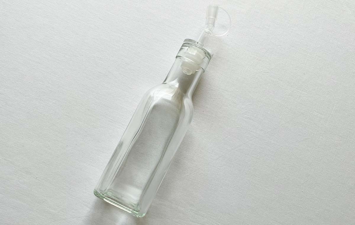 ダイソーの「ビネガー&オイルガラスボトル」