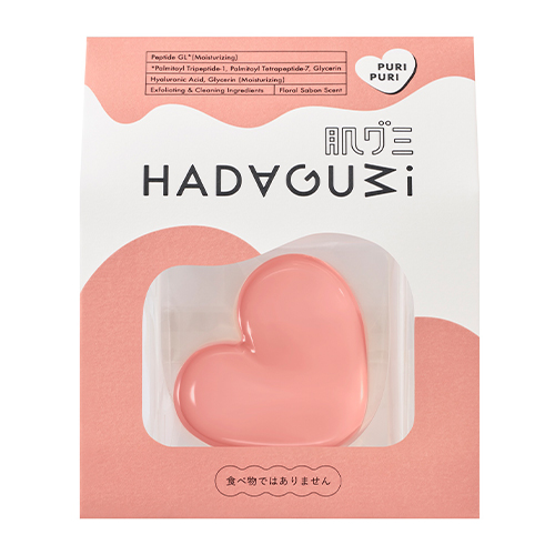 ハート形の洗顔料のパッケージ写真