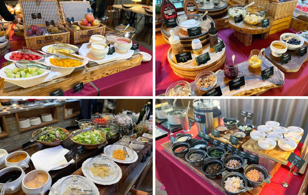 朝食ビュッフェ