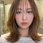 外ハネスタイル