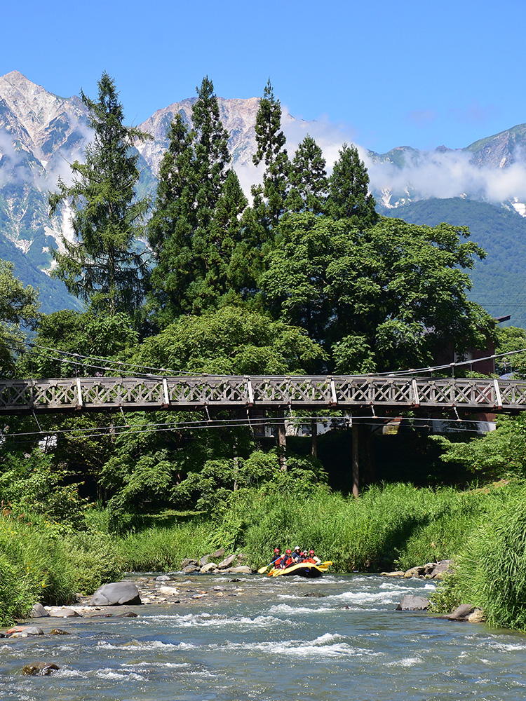 姫川ラフティング