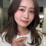前髪なしレイヤーロング