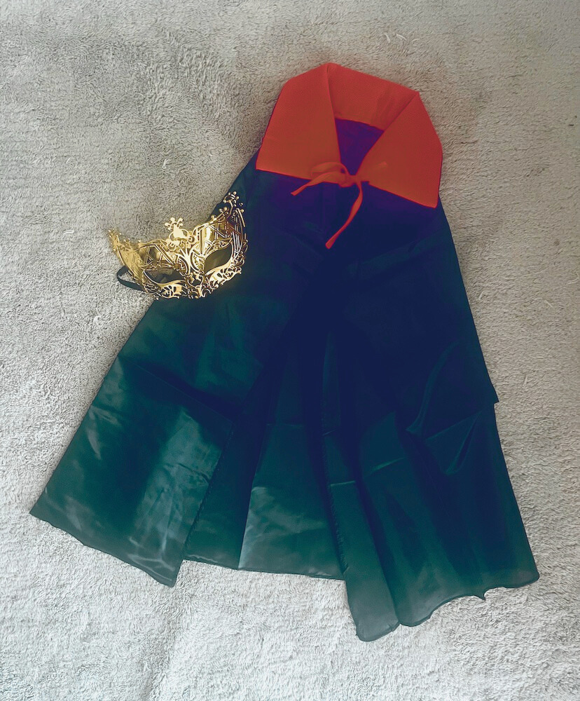 仮装用マント＆マスカレードマスク