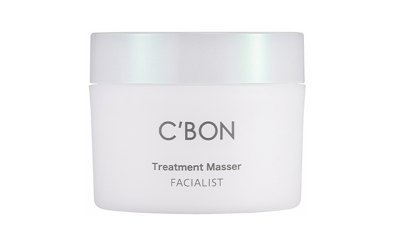 クレンジングクリームの白いボトル