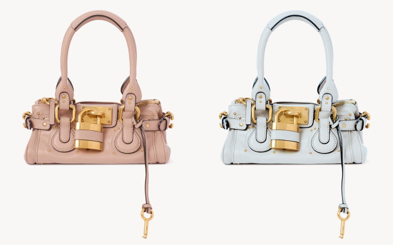 SMALL SHOULDER BAG AQUA GREY、EARTHY PINK