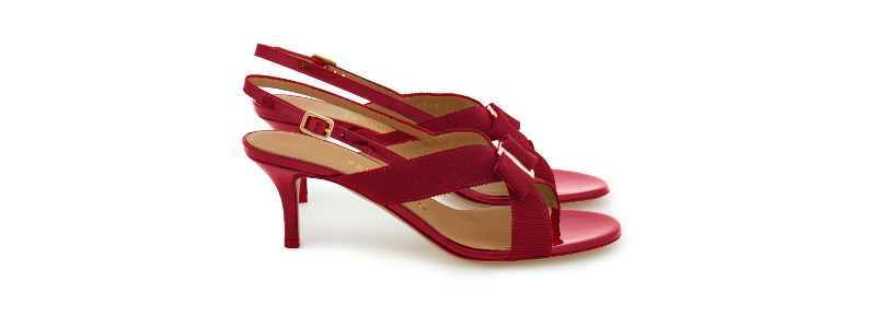 サンダル レッド