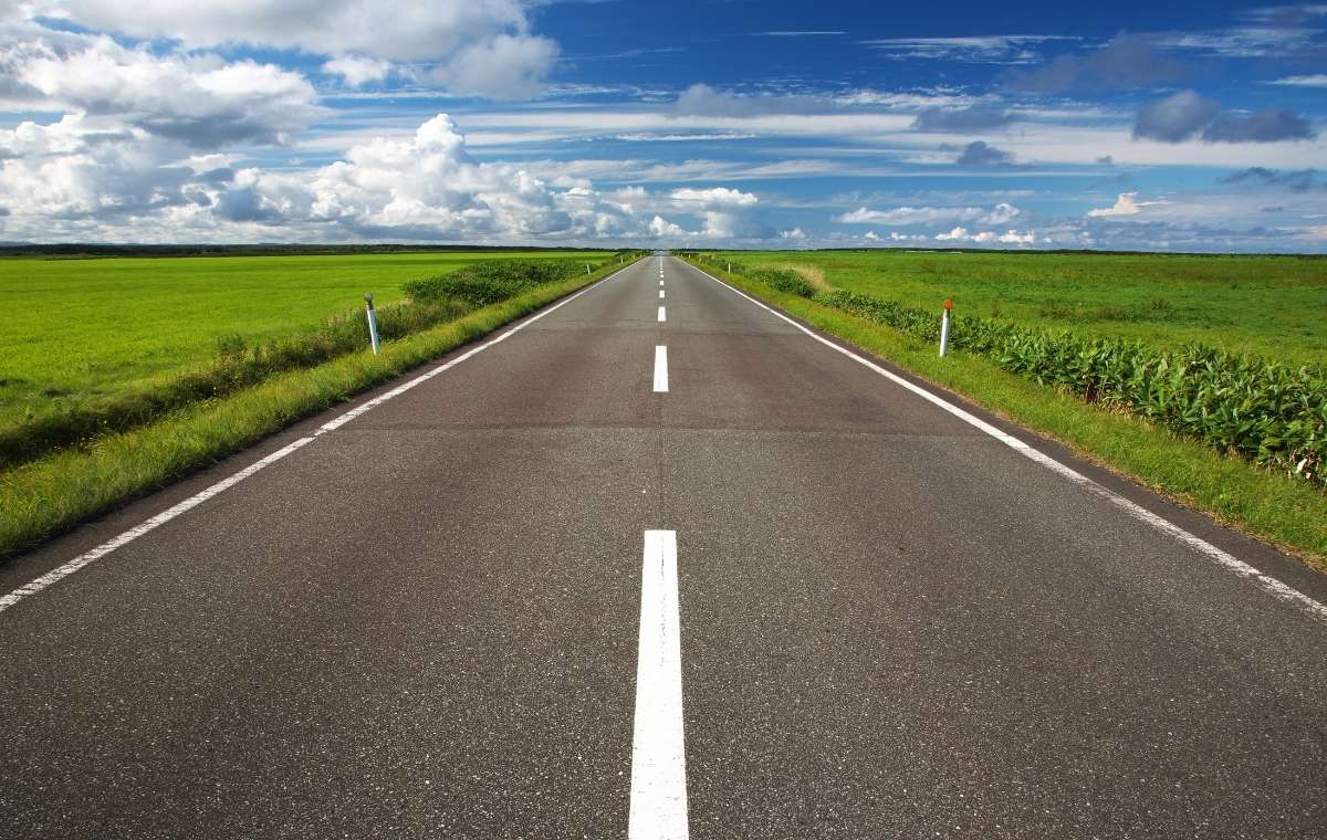 アスファルトの写真