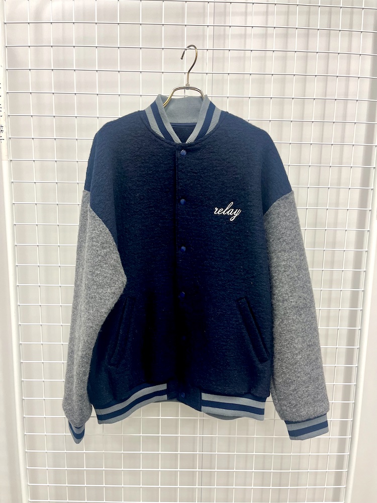  “relay”の配色スタジャン