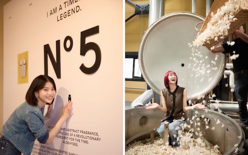 出口夏希さんと JURIN(XG)さんがグラースで「シャネル N°5」の原点を探る