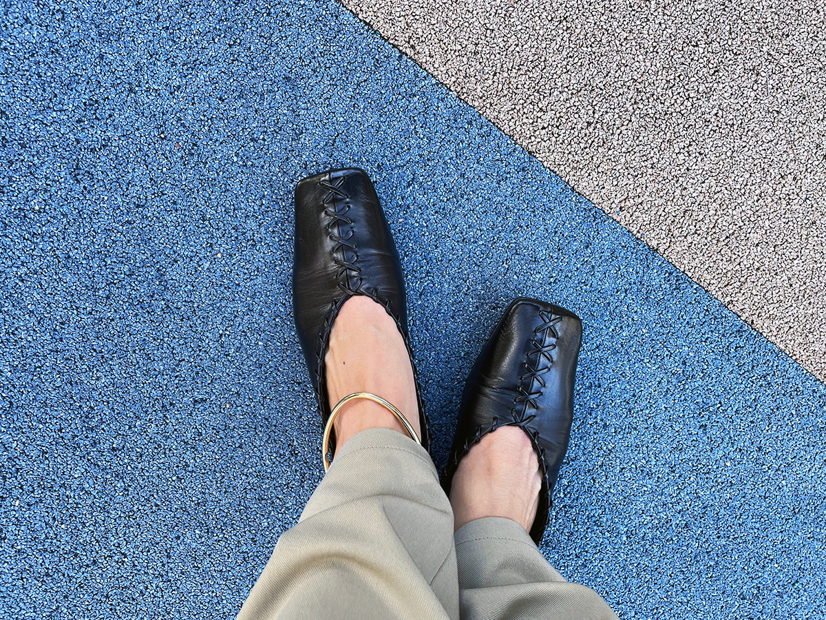 ジルサンダー黒バレリーナ