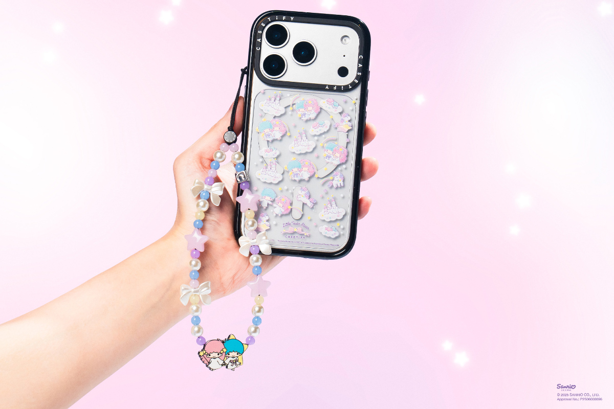 ケースティファイとキキララがコラボしたスマホケースとストラップ