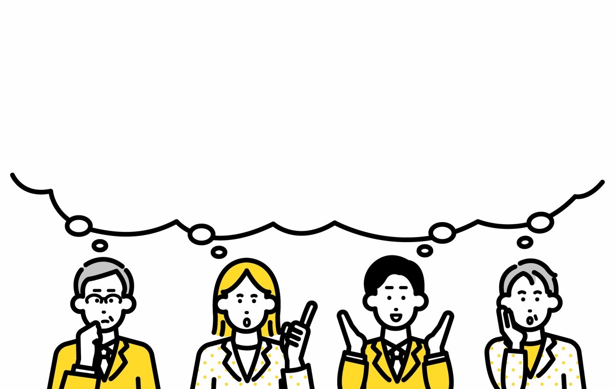 ふきだし 4人の人