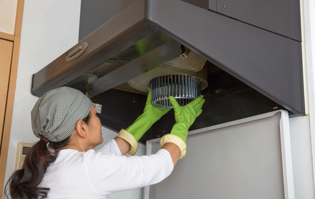 換気扇　ファンとりはずし