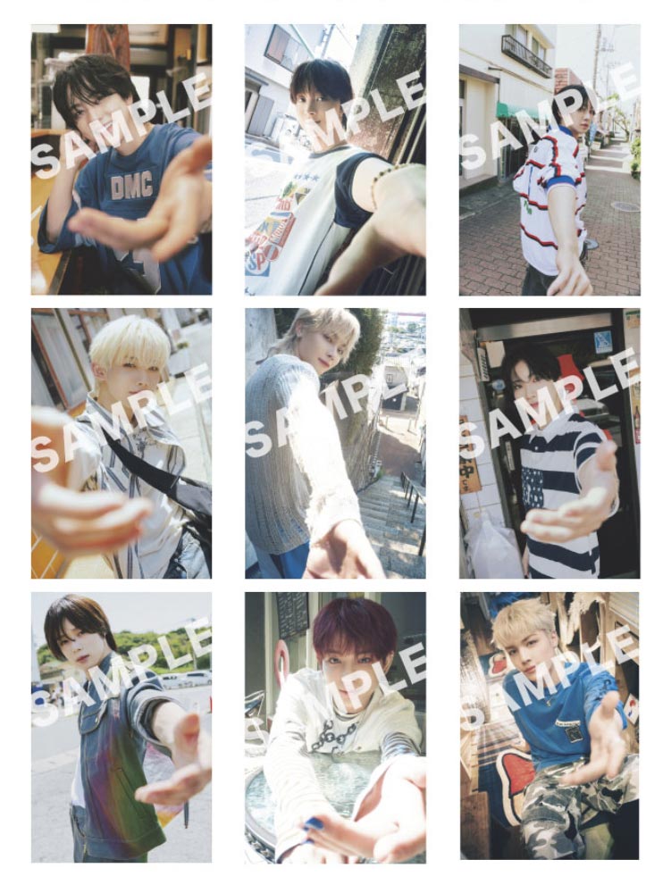 「CanCam Meets 『&TEAM』」特典 手つなぎカードサンプル