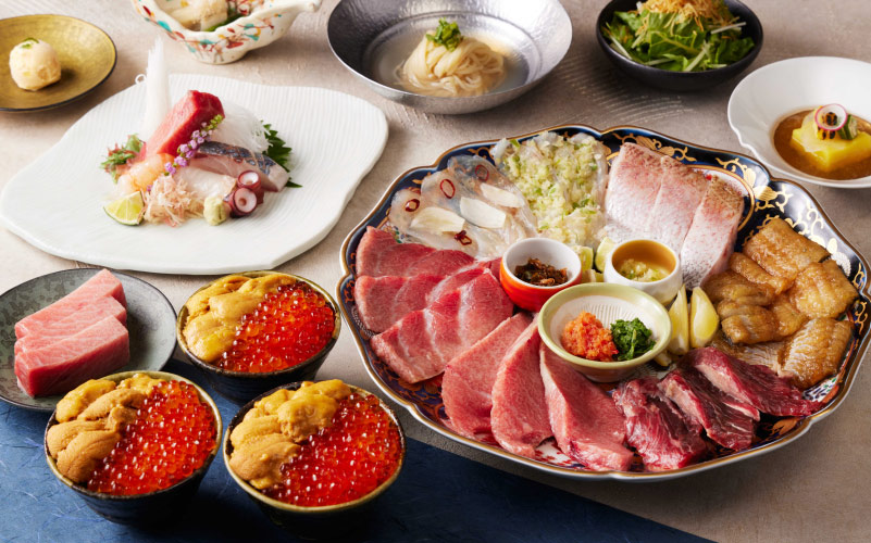 焼うお 三色丼 SANSYOKUDON コース