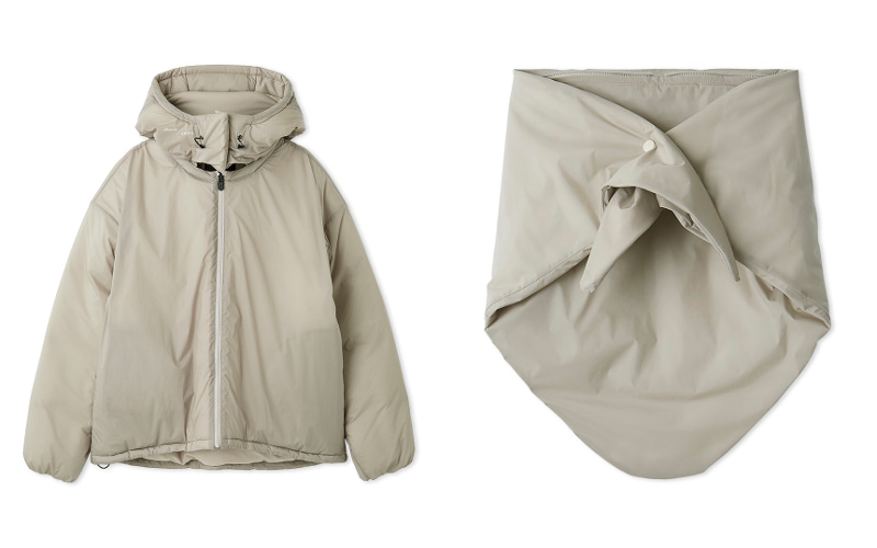 テックフィルブレスサーモコート ベージュ