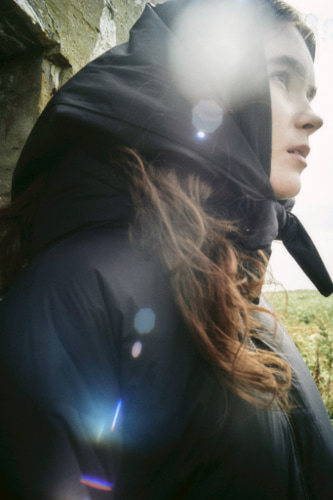 テックフィルブレスサーモコート着用画像