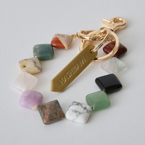 マルチスクエア 天然石スマホハンドストラップ イメージ