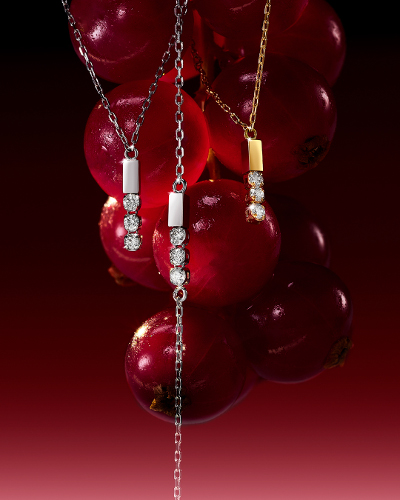 シャンデリア ライン プチ ネックレス