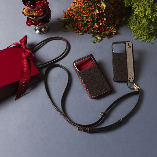 ダイアリーケース ハンドル付き バックカバーケース