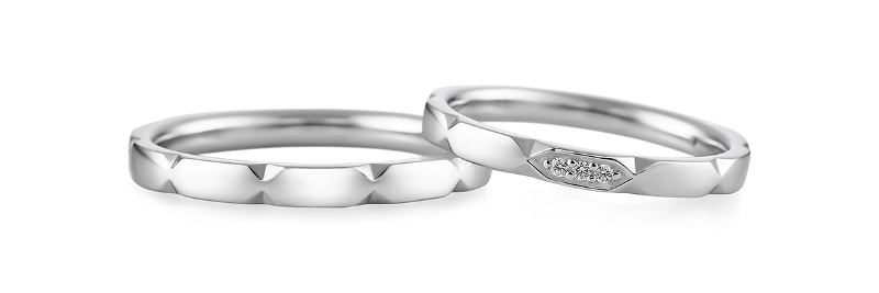 PT950 Ring￥123,200、PT950 Ring / Diamond￥123,200