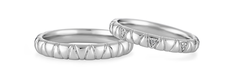 PT950 Ring￥187,000、PT950 Ring / Diamond￥187,000