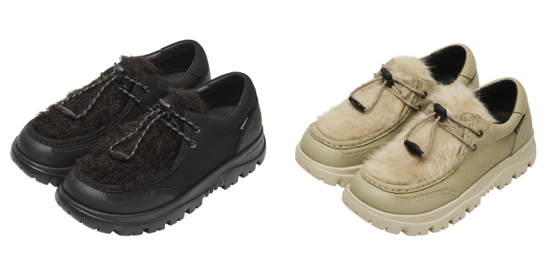 トレイルチロルファーモックEX ブラック、サンド