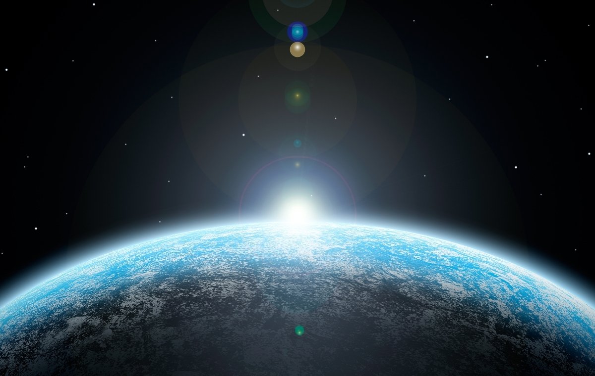 惑星と宇宙のイメージ画像