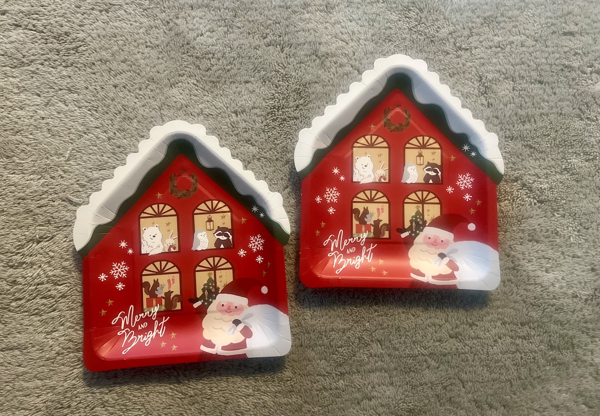 お家型ペーパープレート