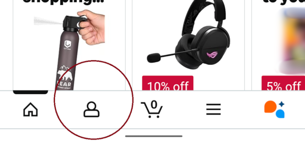 アプリのアイコンが赤丸で囲まれた画像