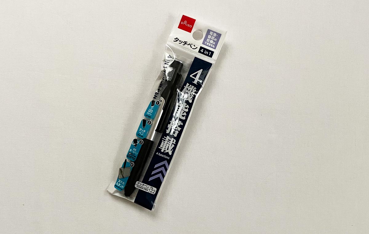 ダイソーの「タッチペン」
