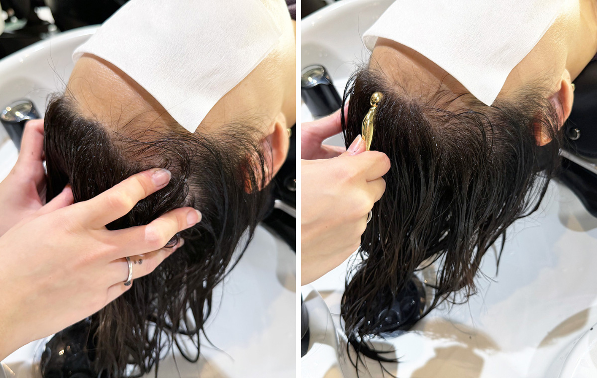 スカルプマッサージ