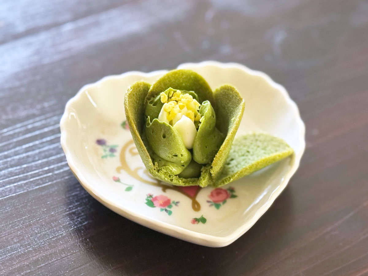 抹茶のチューリップローズ