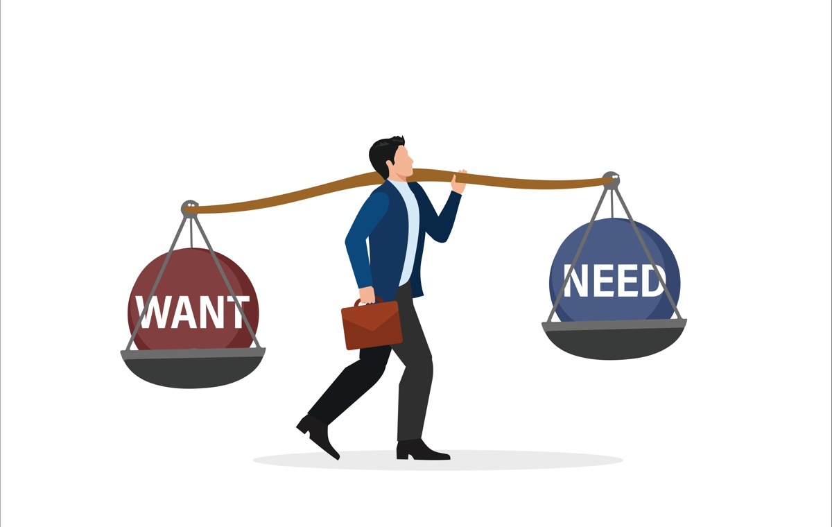 need,wantの天秤　男性