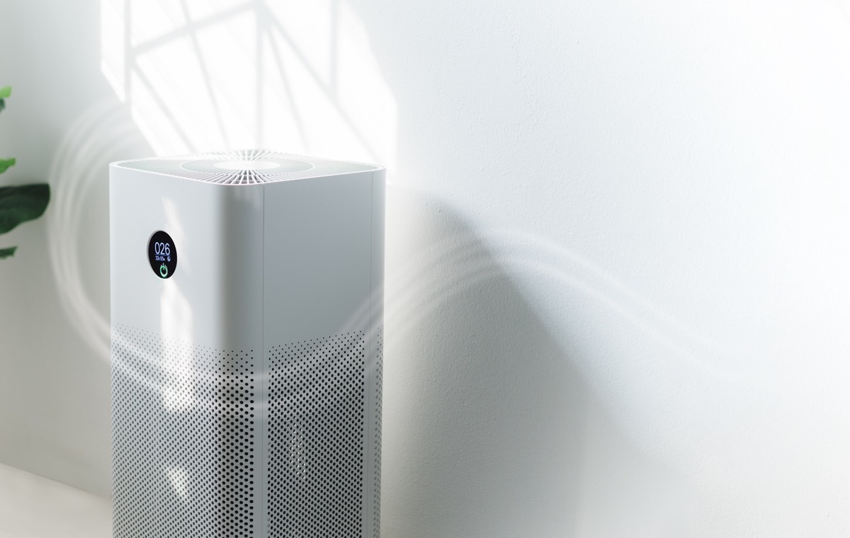 空気清浄機 送風イメージ