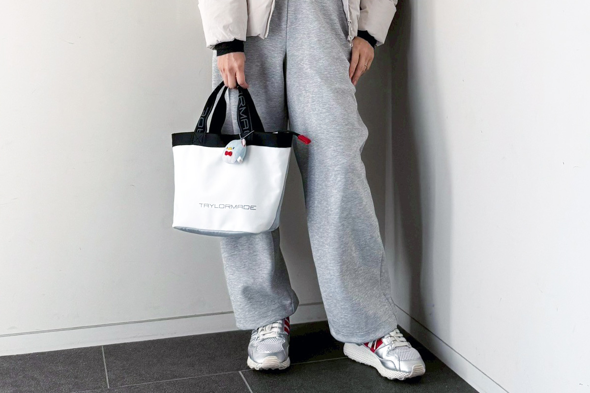 ゴルフの打ちっぱなしへ行くときのスウェットコーデ