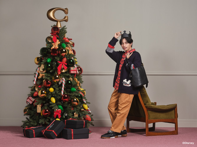 中島健人 プルートのニットのルック