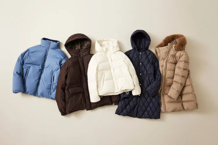 再生羽毛ダウンラインナップ