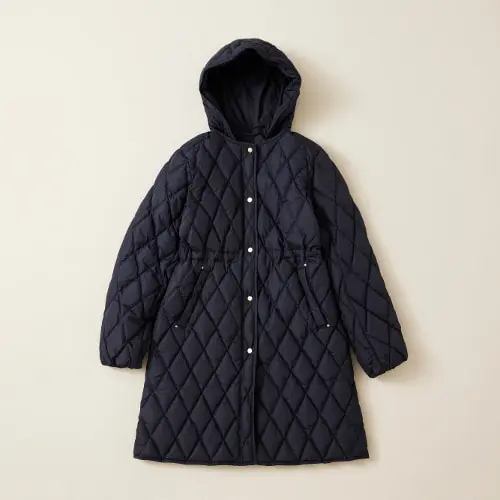 キルティング ライト ダウン コート 撥水