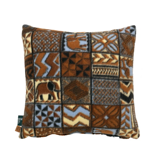 総柄プリントフリースクッション