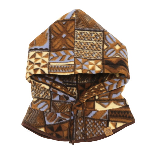 総柄プリントフリースバラクラバ