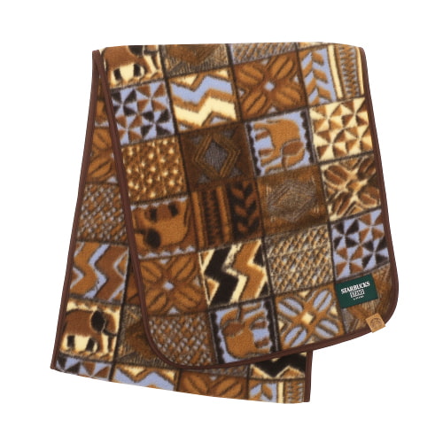 総柄プリントフリースマフラー