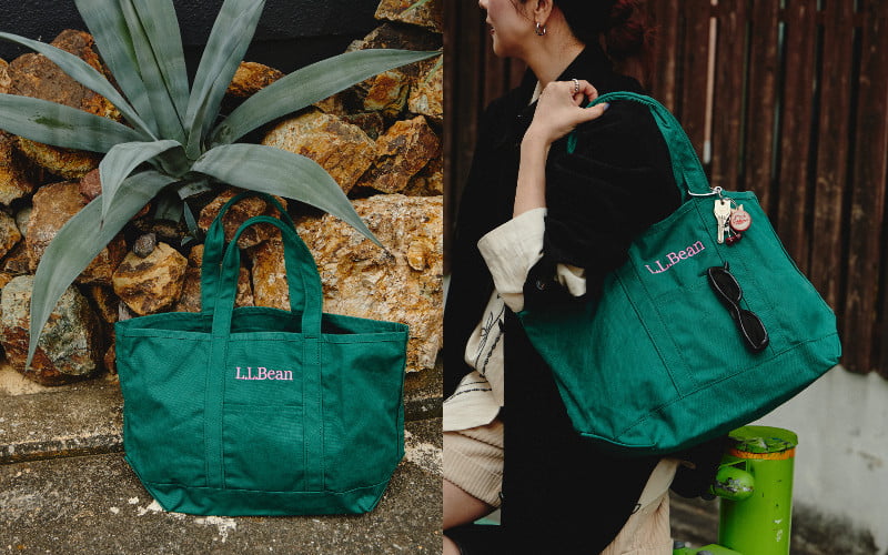 「グローサリー・トート」グリーン