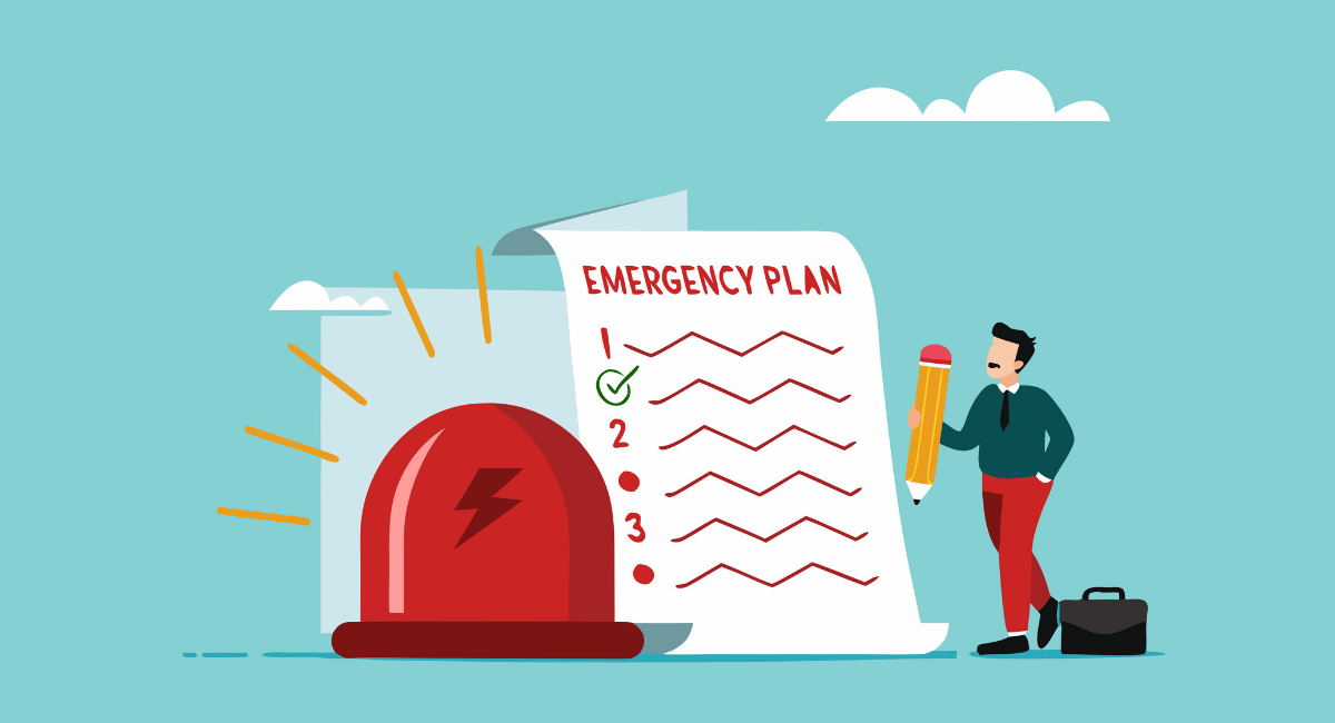 緊急度が高めの仕事をリストアップしているイメージイラスト