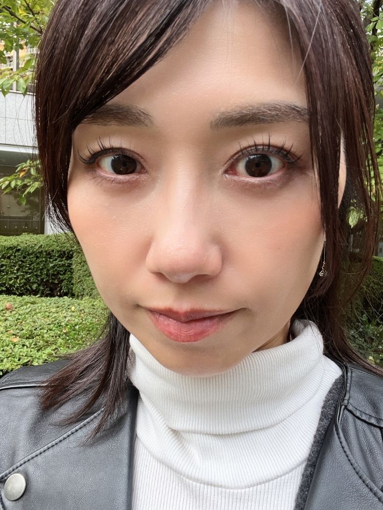 メイク後の写真